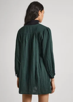 Women Pepe Jeans Cotton Waffle Dress