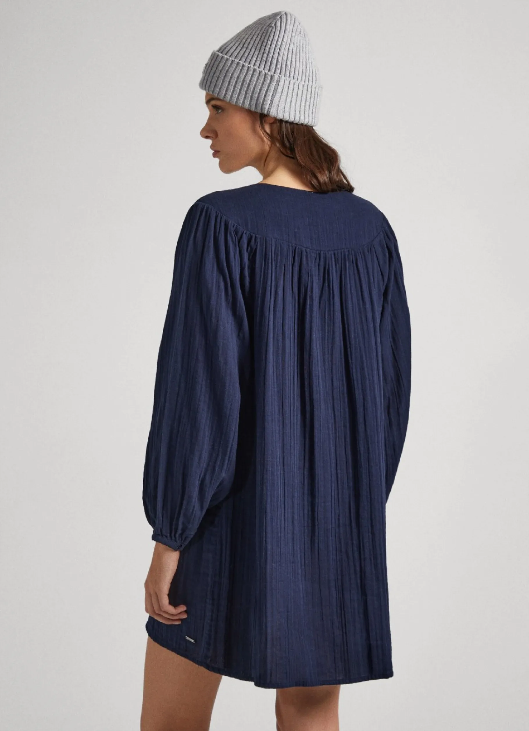 Women Pepe Jeans Cotton Waffle Dress