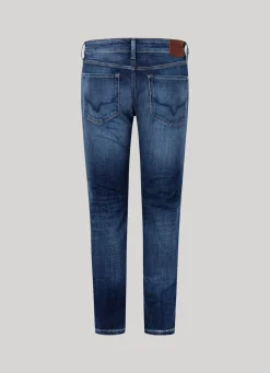 Men Pepe Jeans Crane Slim Fit Mid-Rise Jeans