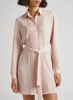 Women Pepe Jeans Crepe Shirt Dress