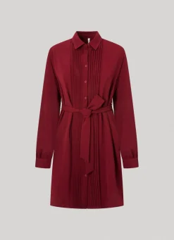Women Pepe Jeans Crepe Shirt Dress