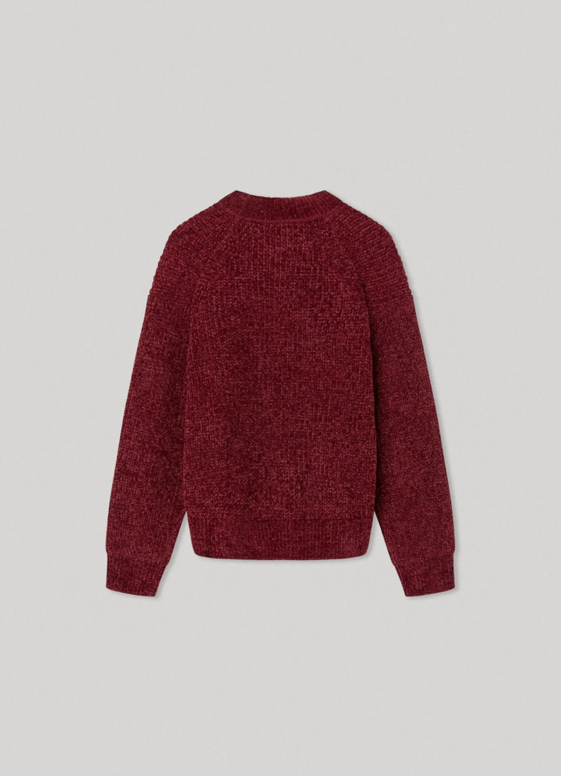 Girl Pepe Jeans Crew Neck Chenille Knit