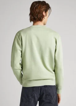 Men Pepe Jeans Crew Neck Cotton Sweatshirt