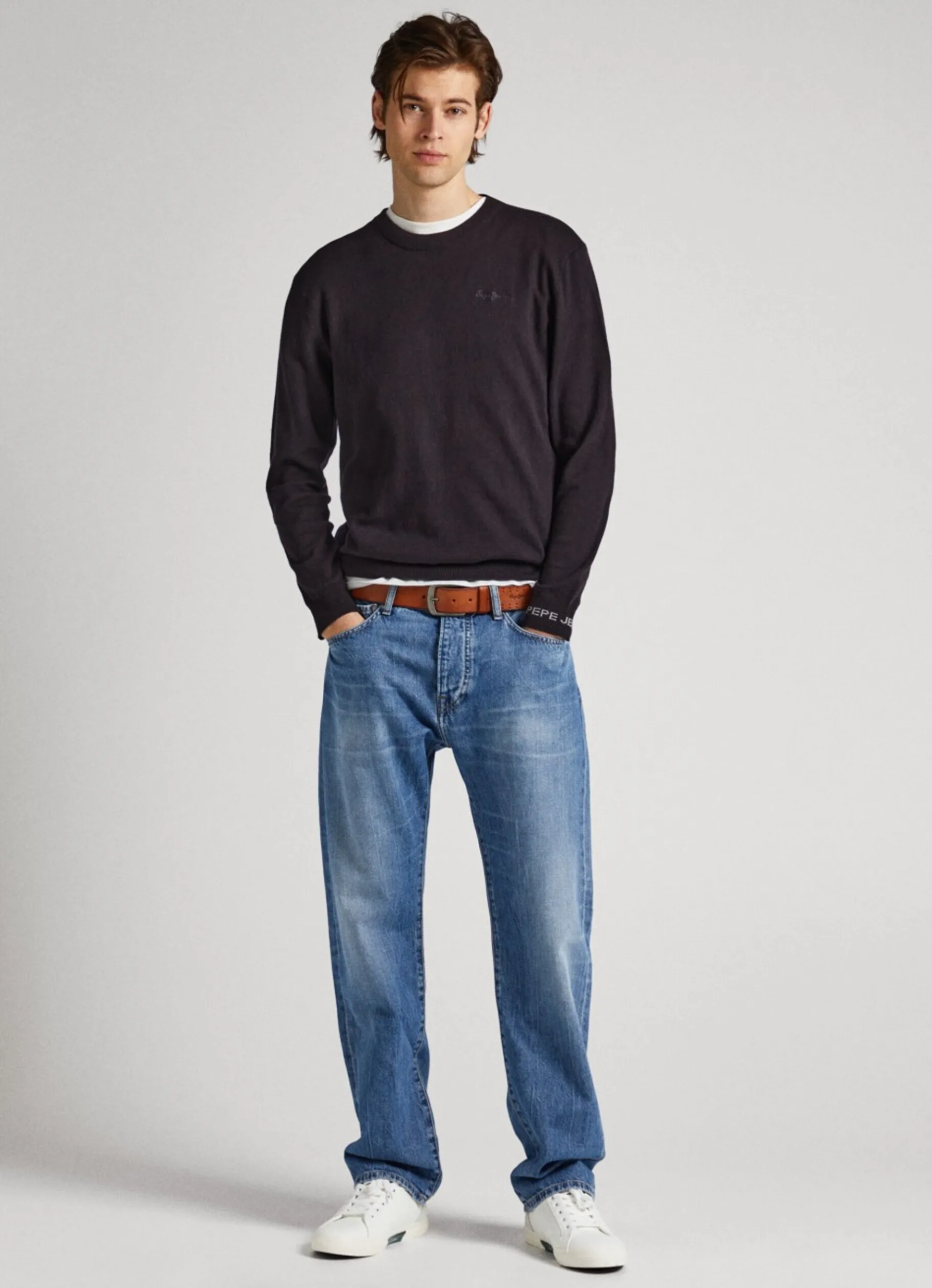 Men Pepe Jeans Crew Neck Knit