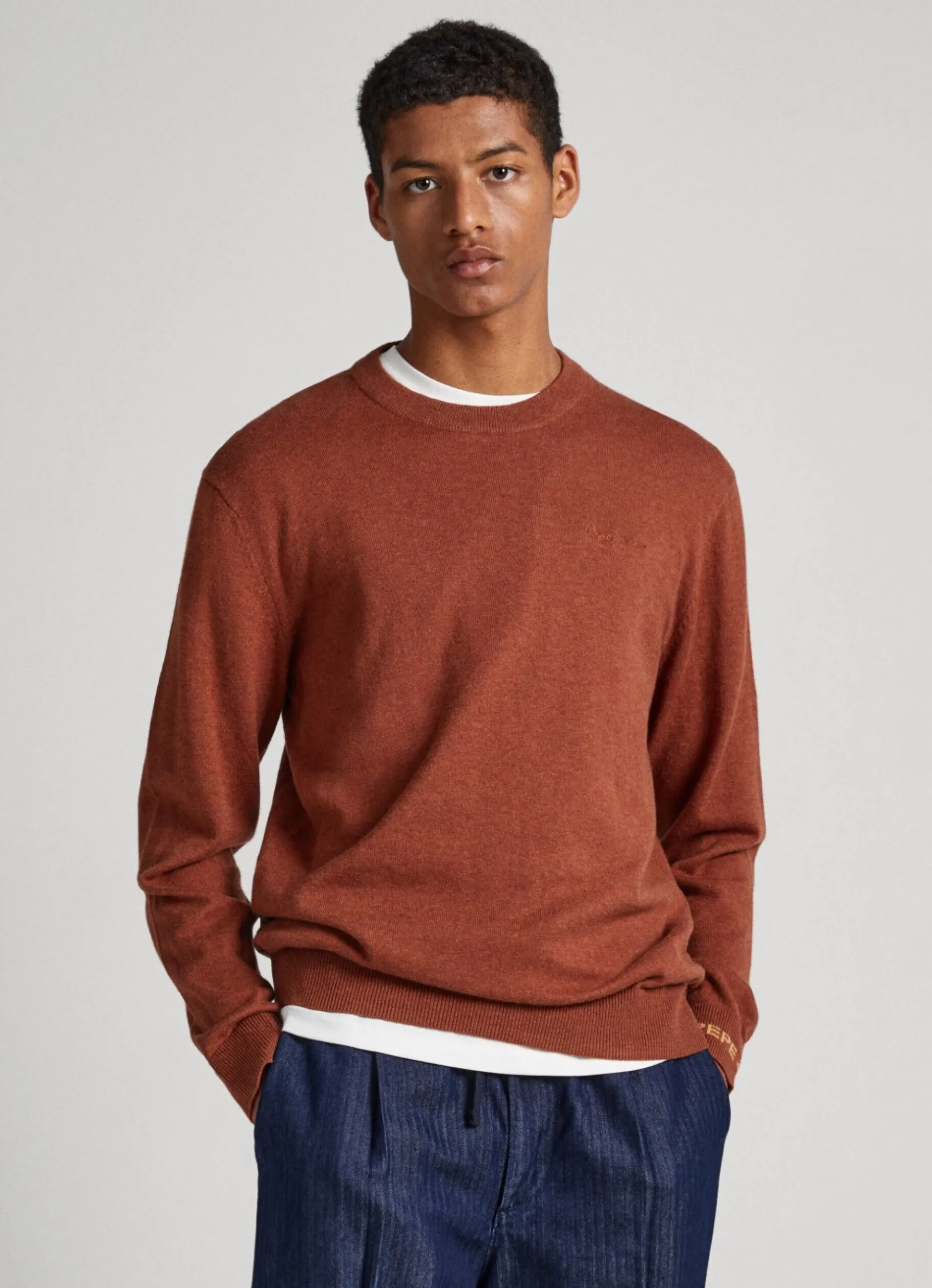 Men Pepe Jeans Crew Neck Knit