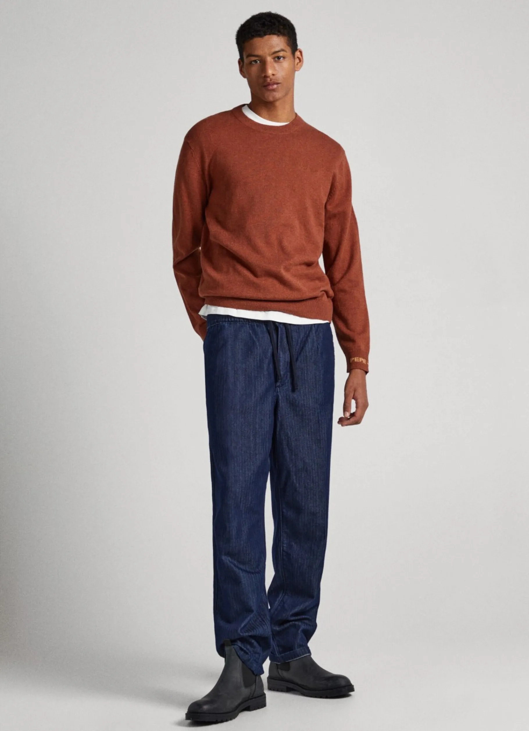 Men Pepe Jeans Crew Neck Knit