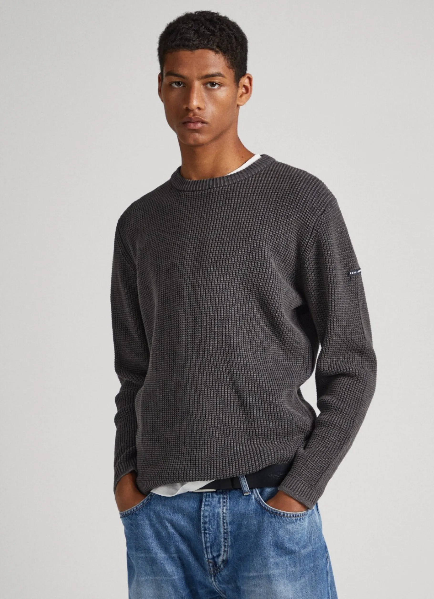 Men Pepe Jeans Crew Neck Sweatshirt