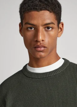 Men Pepe Jeans Crew Neck Sweatshirt