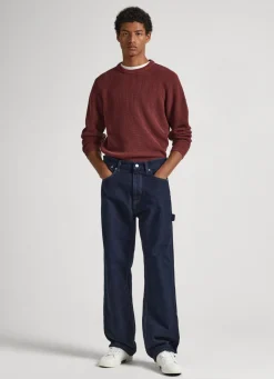 Men Pepe Jeans Crew Neck Sweatshirt