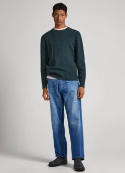 Men Pepe Jeans Crew Neck Sweatshirt