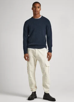 Men Pepe Jeans Crew Neck Sweatshirt