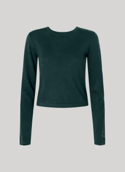 Women Pepe Jeans Cropped Fit Knit Top