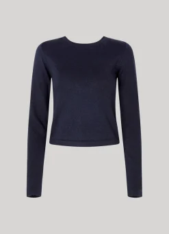 Women Pepe Jeans Cropped Fit Knit Top