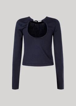 Women Pepe Jeans Cropped Fit Knit Top