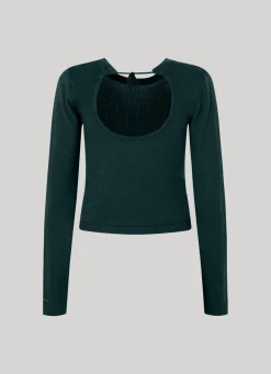 Women Pepe Jeans Cropped Fit Knit Top