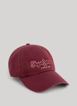 Women Pepe Jeans 3D Embroidered Logo Cap