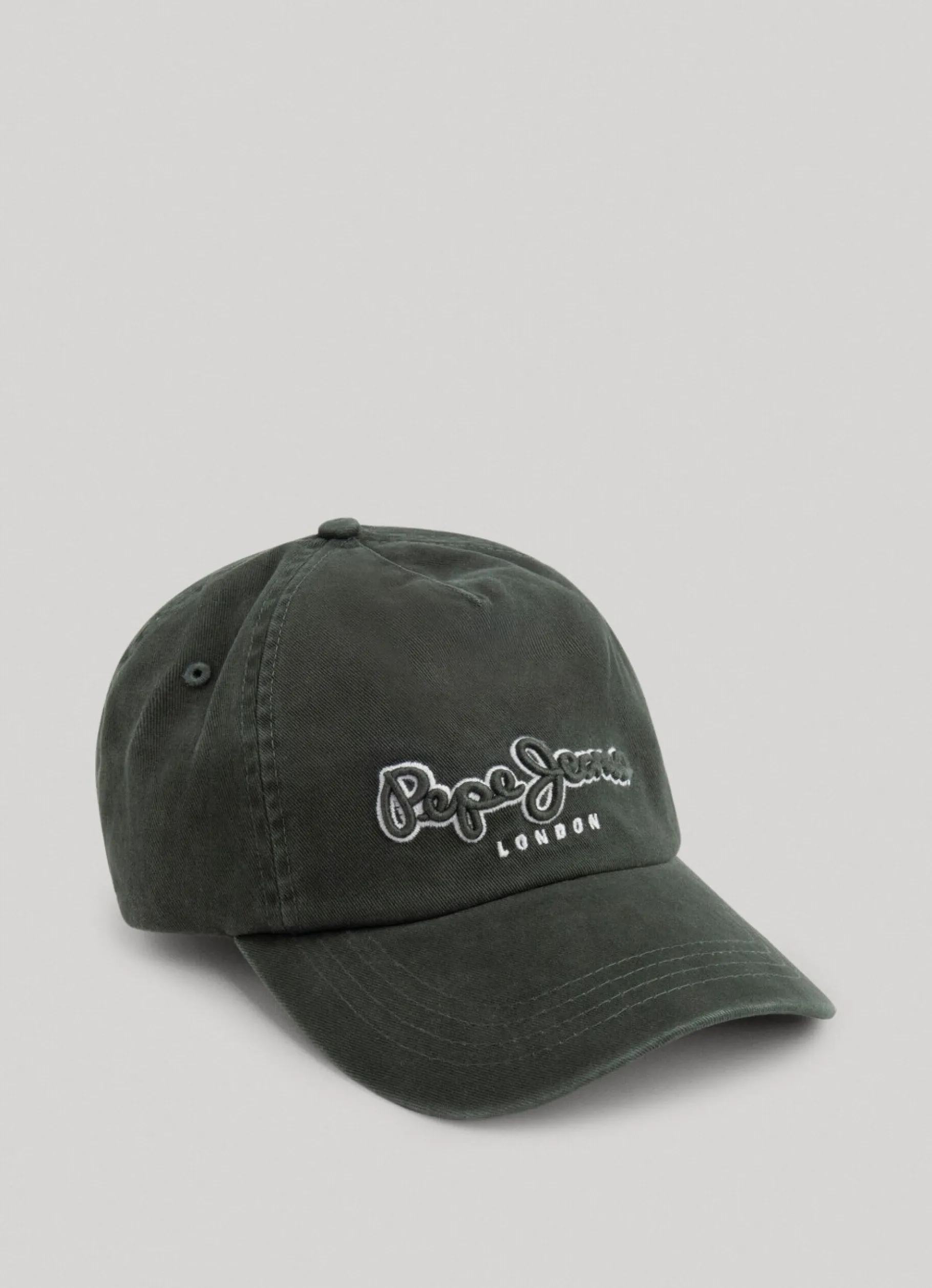 Men Pepe Jeans 3D Embroidered Logo Cap