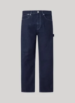 Men Pepe Jeans Dan Canvas Loose Fit Drop-Waist Jeans