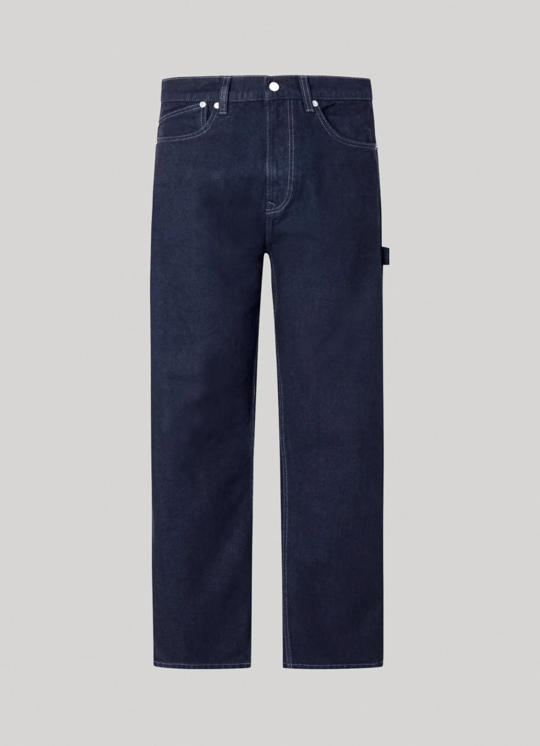 Men Pepe Jeans Dan Canvas Loose Fit Drop-Waist Jeans