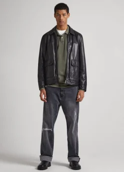 Men Pepe Jeans Dan Mono Loose Fit Drop-Rise Jeans