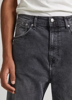 Men Pepe Jeans Dan Mono Loose Fit Drop-Rise Jeans