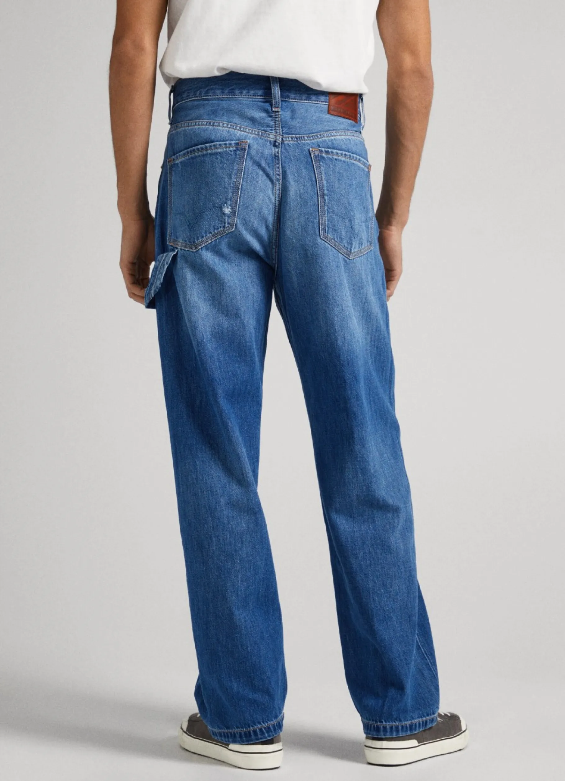 Men Pepe Jeans Dan Vintage Loose Fit Drop-Rise Jeans