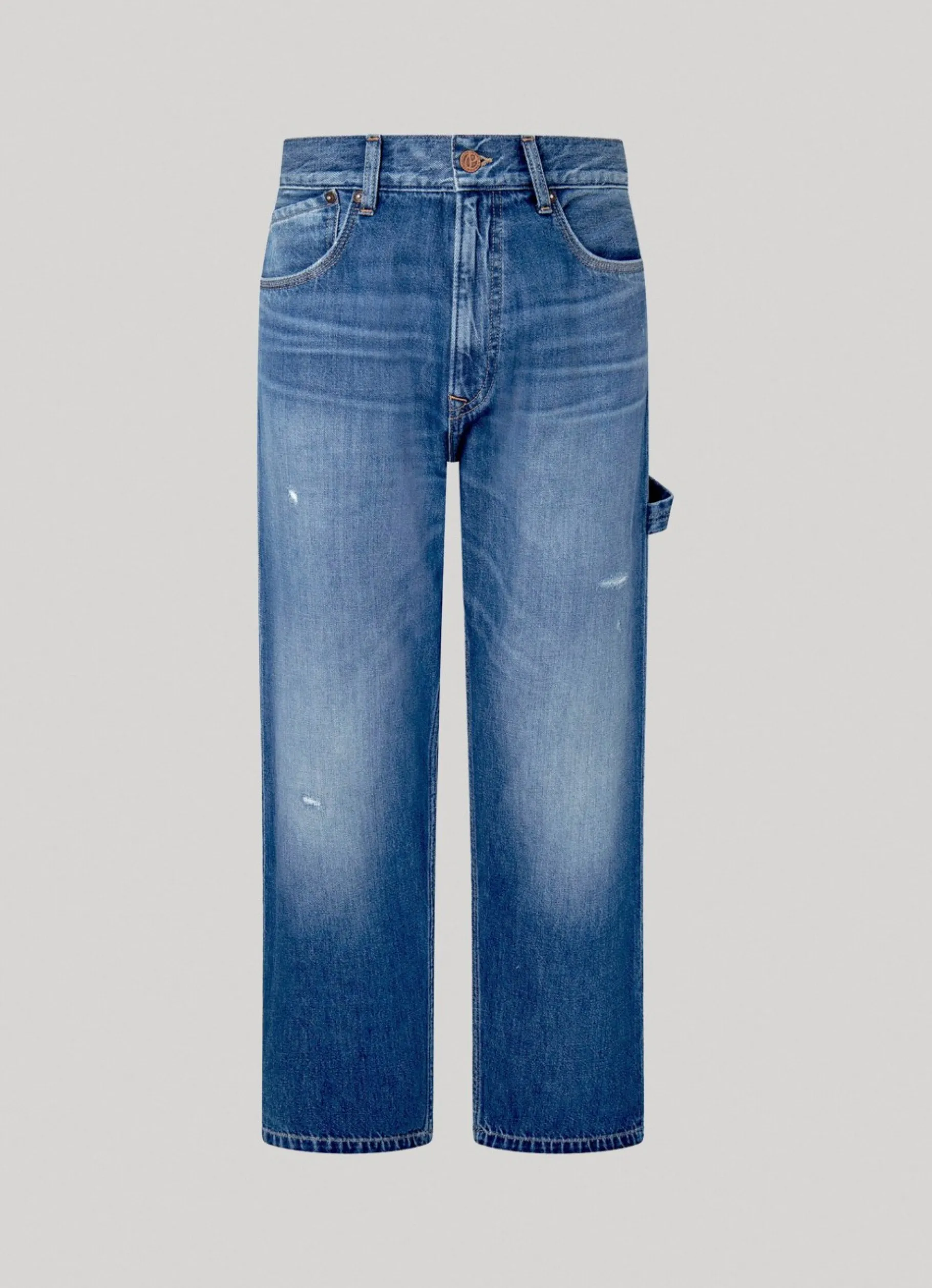 Men Pepe Jeans Dan Vintage Loose Fit Drop-Rise Jeans