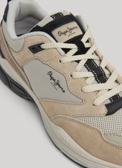 Men Pepe Jeans Dave Road Combined Trainers