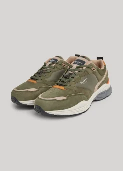 Men Pepe Jeans Dave Sider Combined Trainers