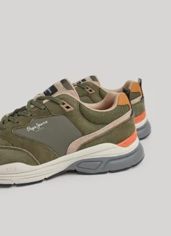Men Pepe Jeans Dave Sider Combined Trainers