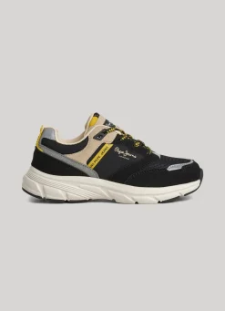 Boy Pepe Jeans Dave Sider Combined Trainers