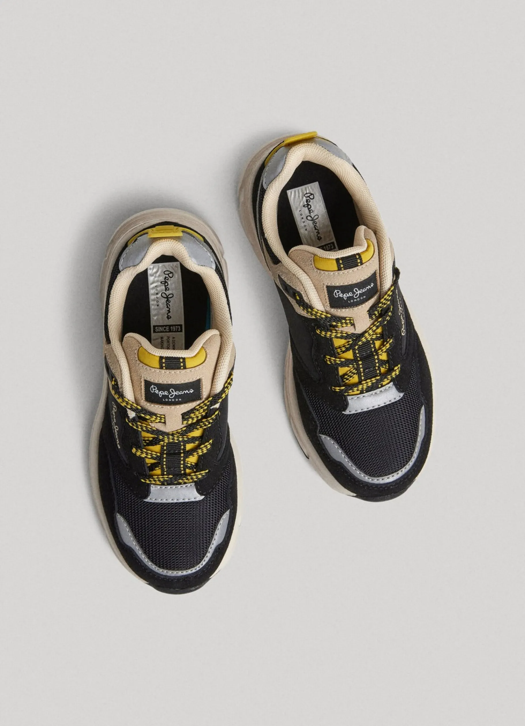 Boy Pepe Jeans Dave Sider Combined Trainers