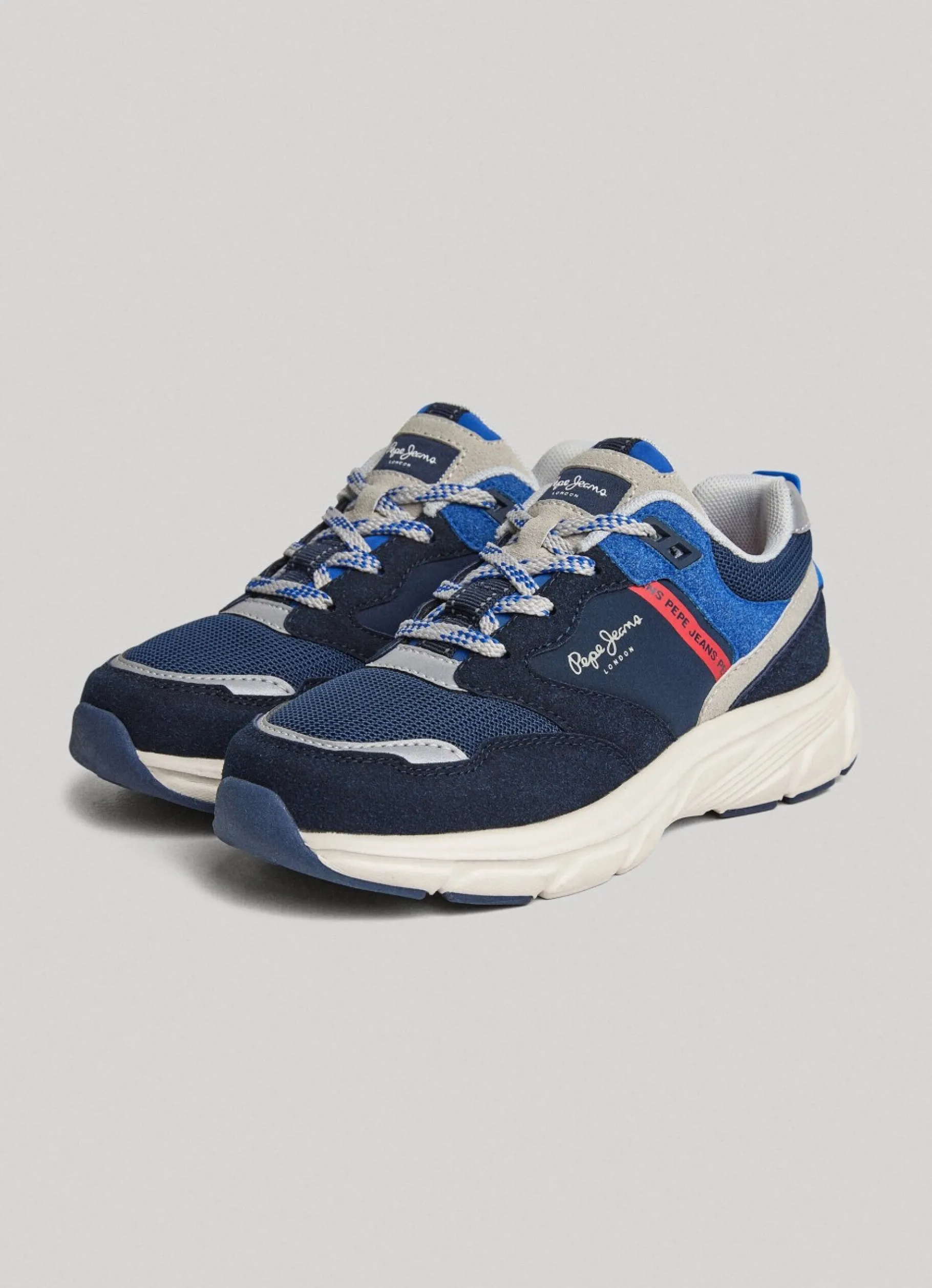 Boy Pepe Jeans Dave Sider Combined Trainers