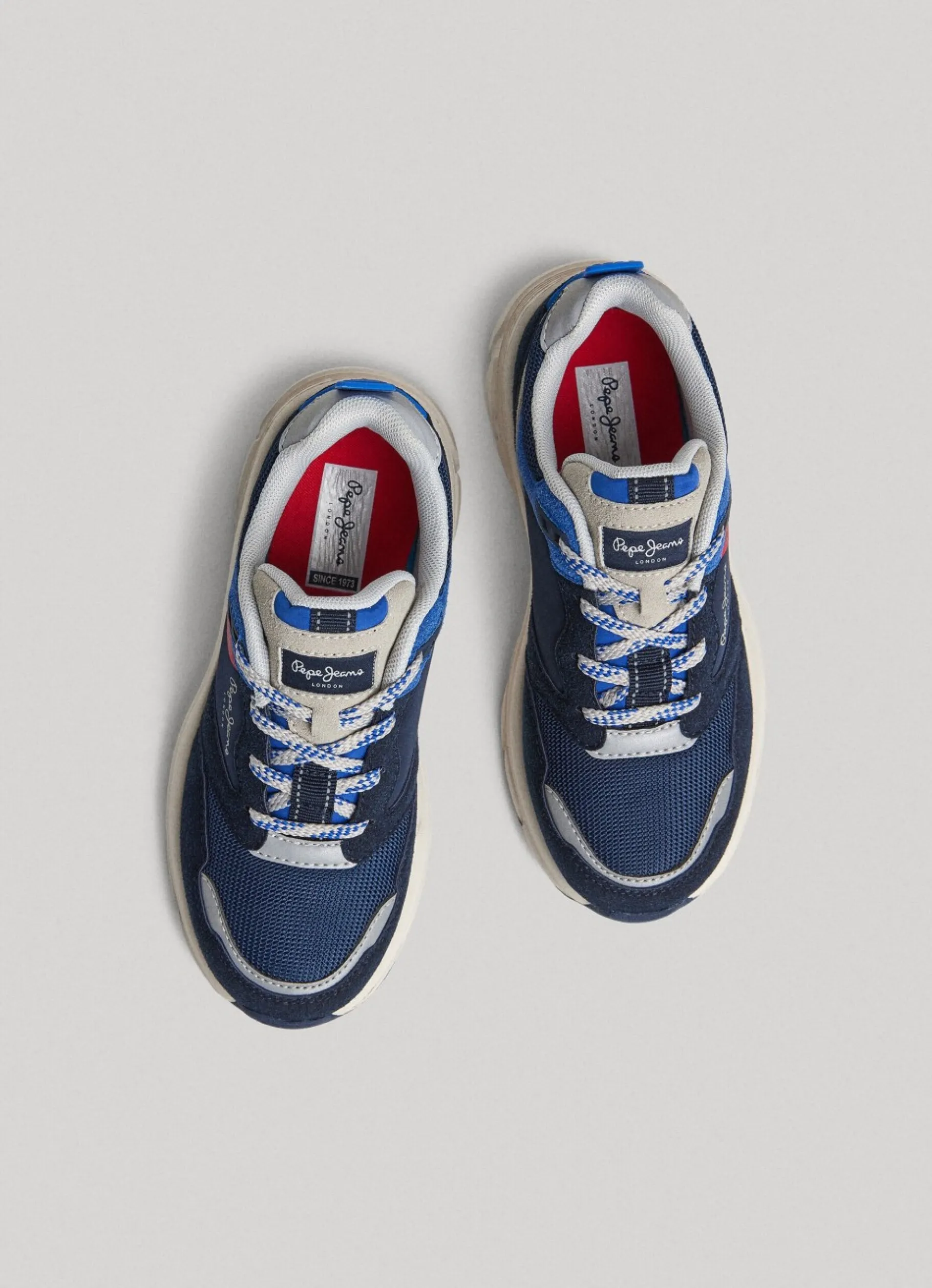 Boy Pepe Jeans Dave Sider Combined Trainers