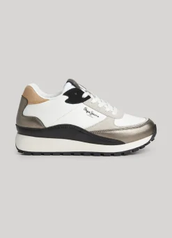 Women Pepe Jeans Dean Kent Combined Trainers