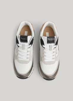 Women Pepe Jeans Dean Kent Combined Trainers