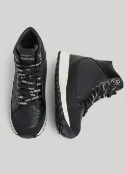 Women Pepe Jeans Dean Moll Combined Trainers