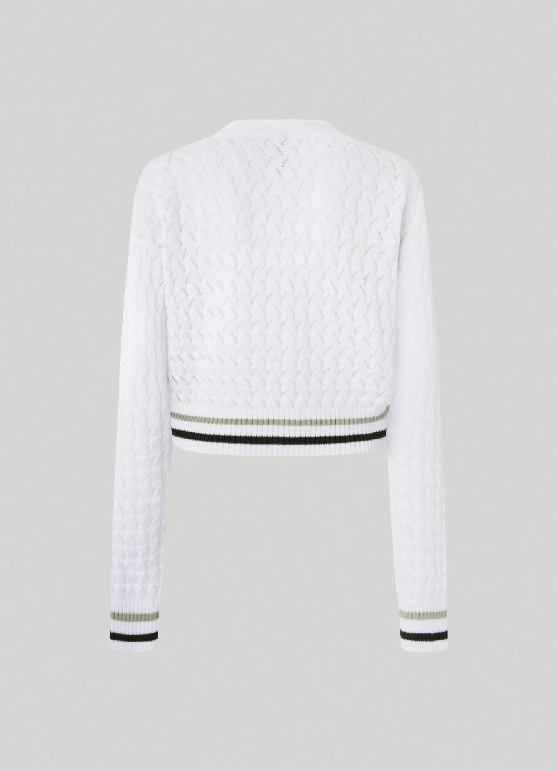 Women Pepe Jeans Diamond Openwork Cardigan