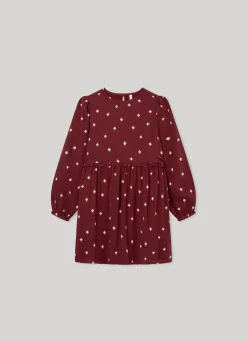 Girl Pepe Jeans Diamond Print Dress