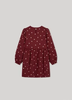 Girl Pepe Jeans Diamond Print Dress