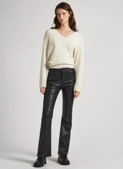 Women Pepe Jeans Dion Flare Fit High-Rise Jeans