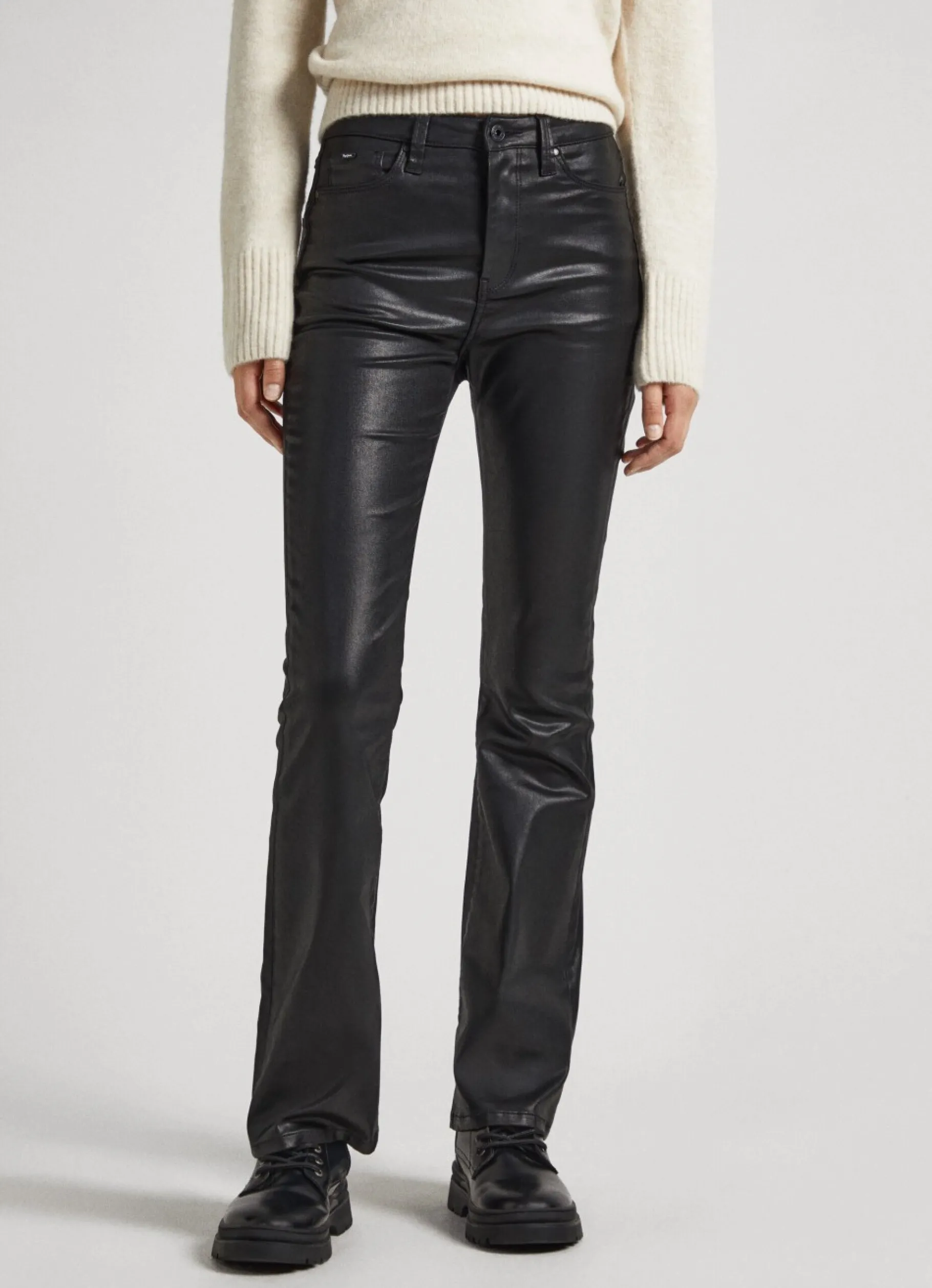 Women Pepe Jeans Dion Flare Fit High-Rise Jeans