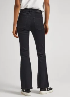 Women Pepe Jeans Dion Flare Fit High-Rise Waist Jeans