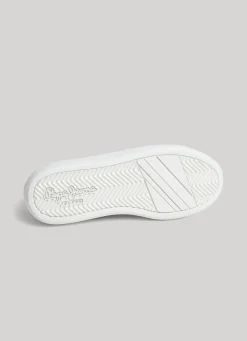 Women Pepe Jeans Dobbie Bass Leather Trainers