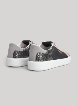 Women Pepe Jeans Dobbie Mix Leather Trainers