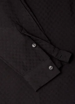 Women Pepe Jeans Dobby Blouse With Tie Neck
