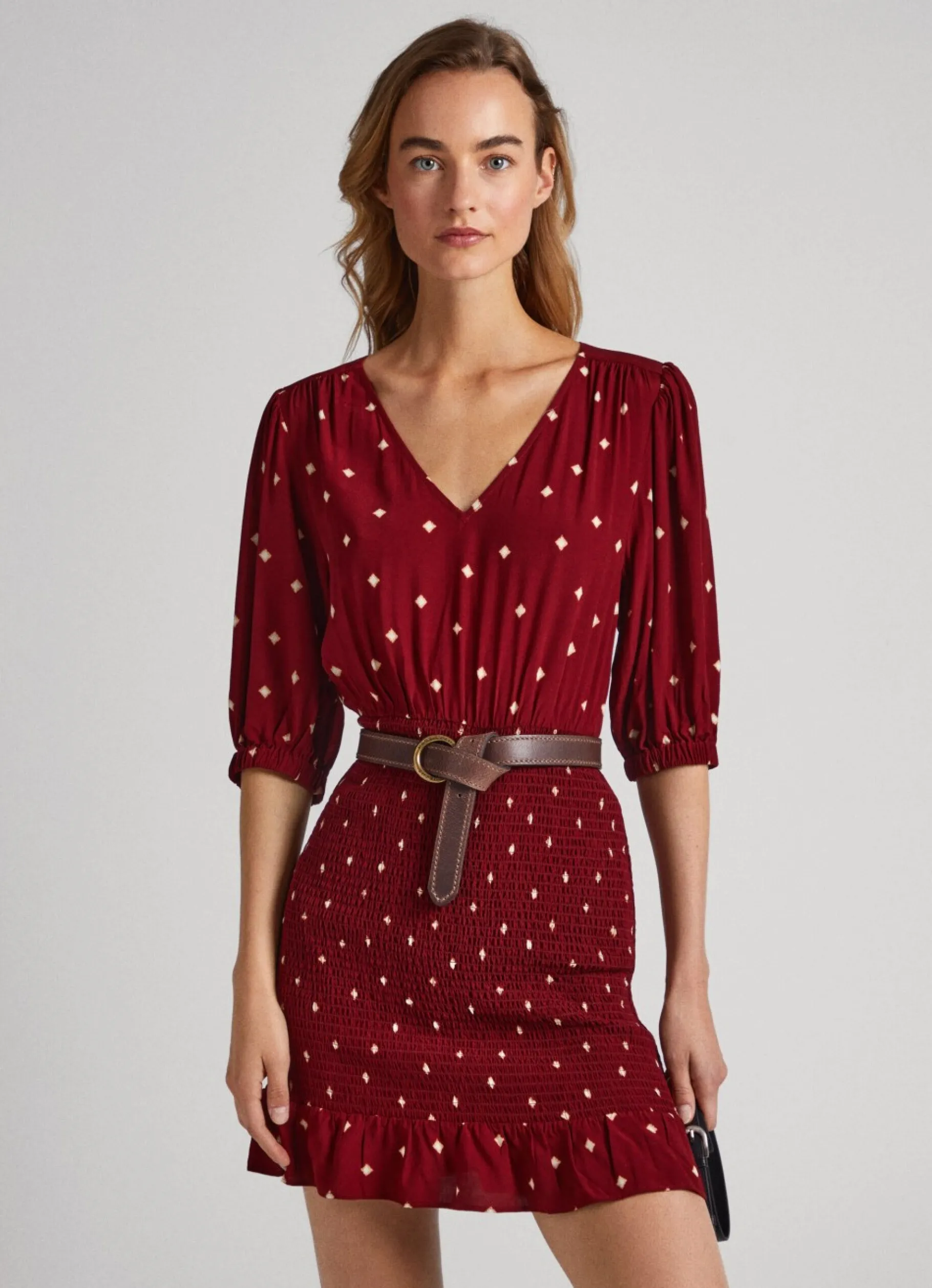 Women Pepe Jeans Dot Print Dress