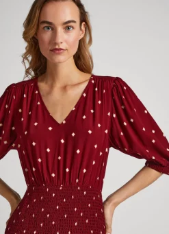 Women Pepe Jeans Dot Print Dress