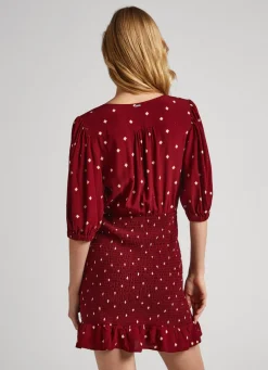 Women Pepe Jeans Dot Print Dress