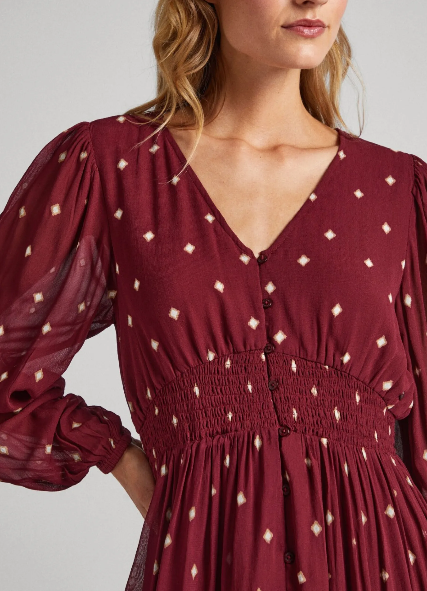 Women Pepe Jeans Dot Print Dress